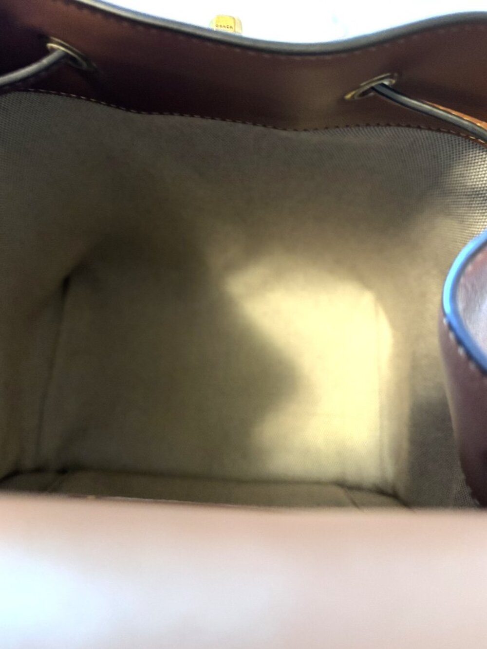 Coach Turn-lock Backpack - Picture 6 of 8